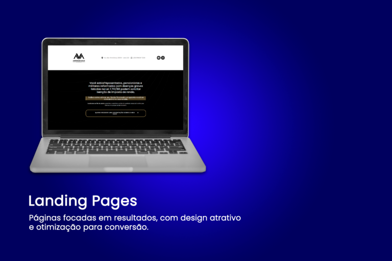 LANDING PAGE SEM ALTA CONVERSÃO